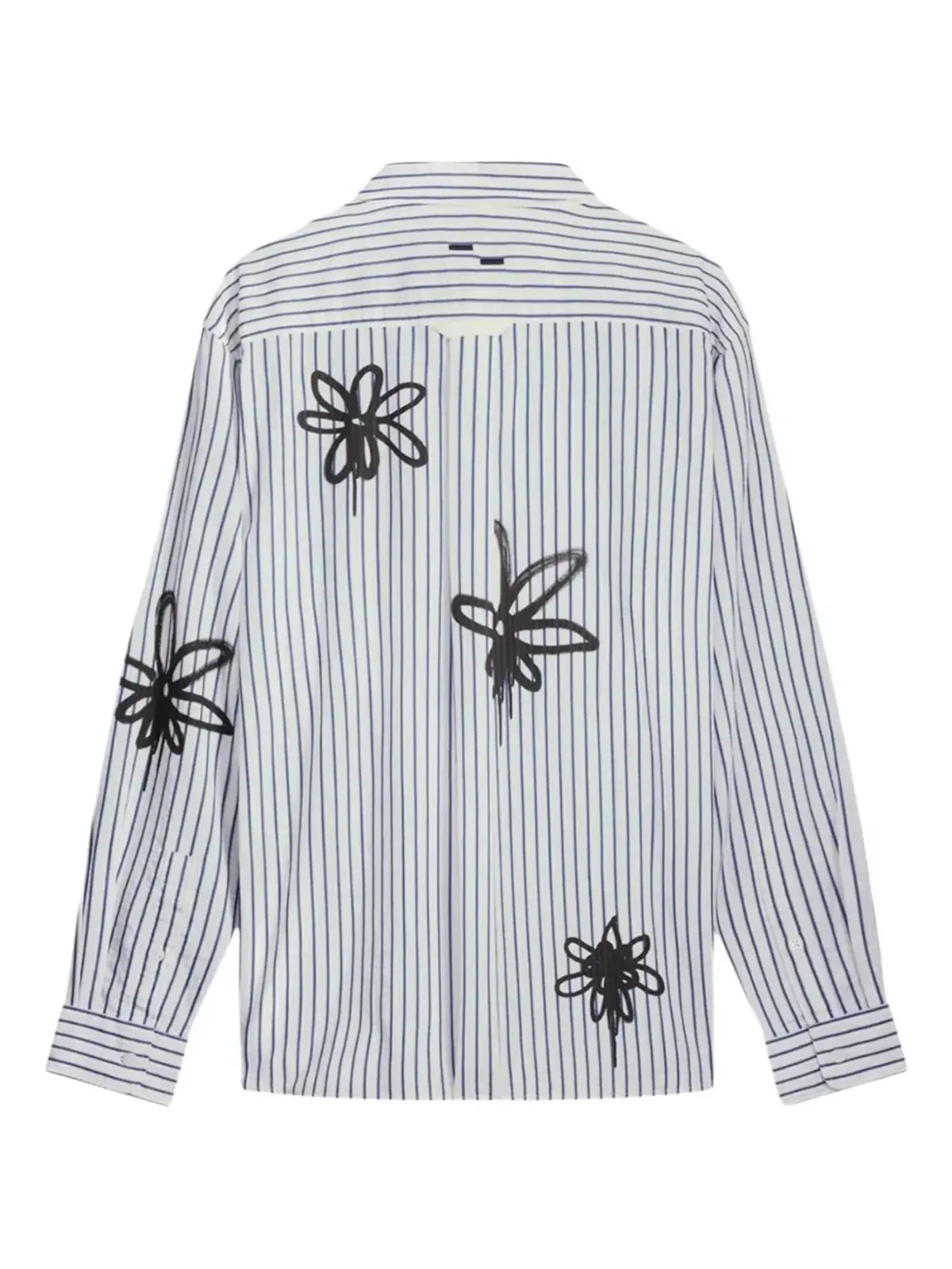 Filling Pieces striped floral shirt - White - 画像5