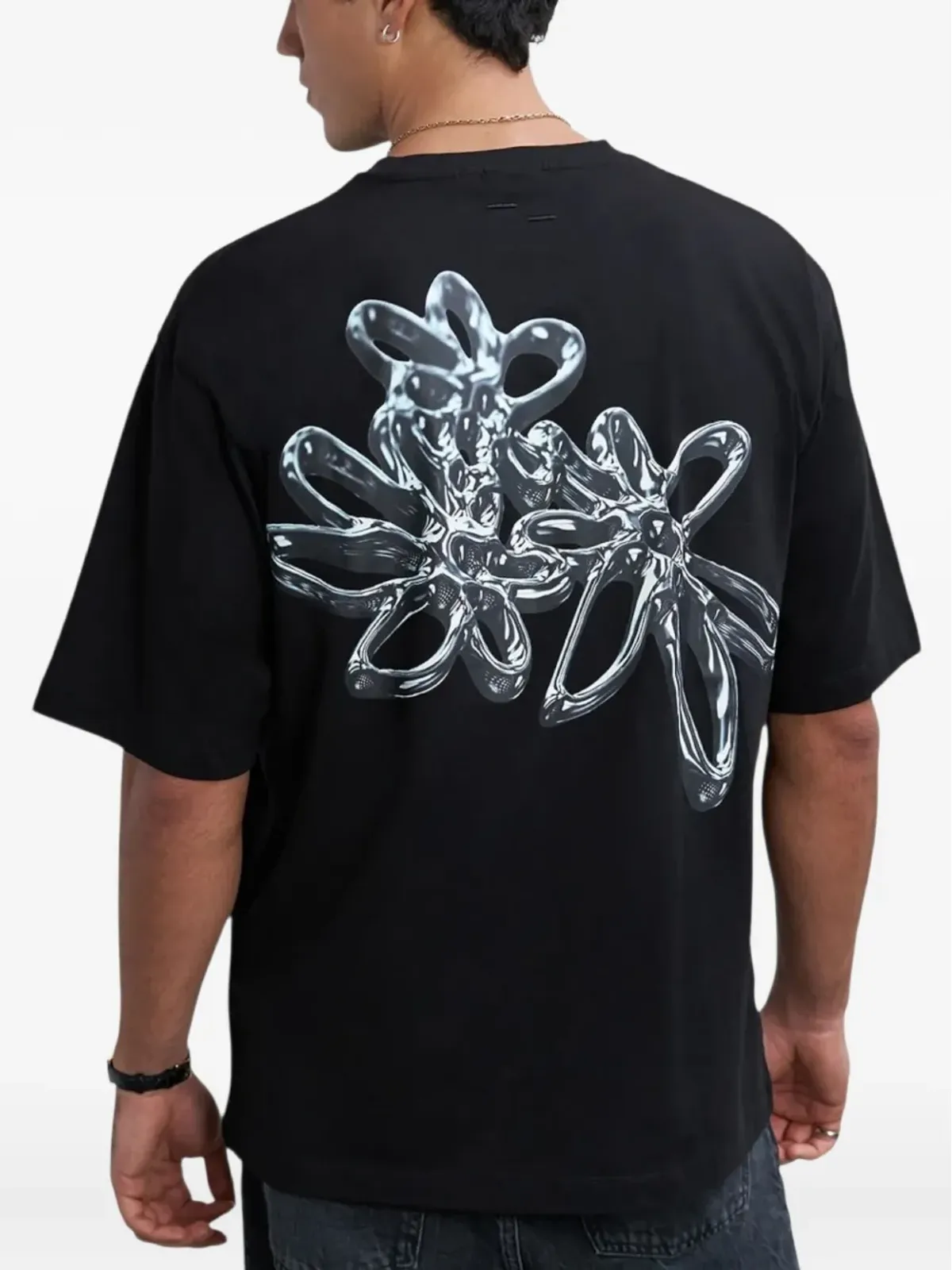 Filling Pieces 花柄プリントTシャツ - 画像4