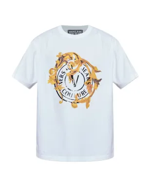 Versace Jeans Couture バロックプリント ロゴプリント Tシャツ - サムネイル1