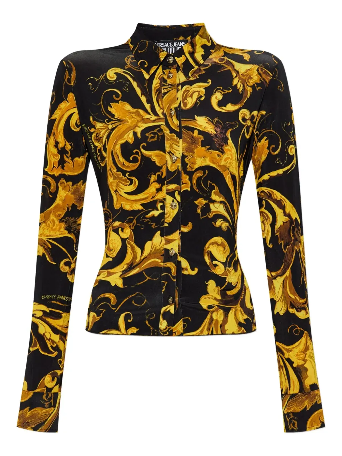 Versace Jeans Couture バロックプリント長袖シャツ - 画像1