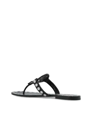 Tory Burch レザースタッズ付きフラットサンダル - サムネイル4
