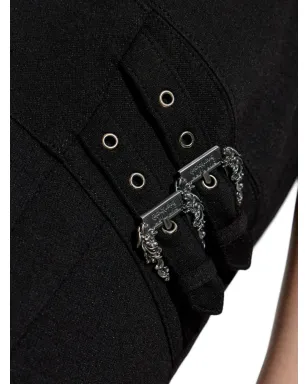 Versace Jeans Couture カットアウトバックルミディドレス - サムネイル4