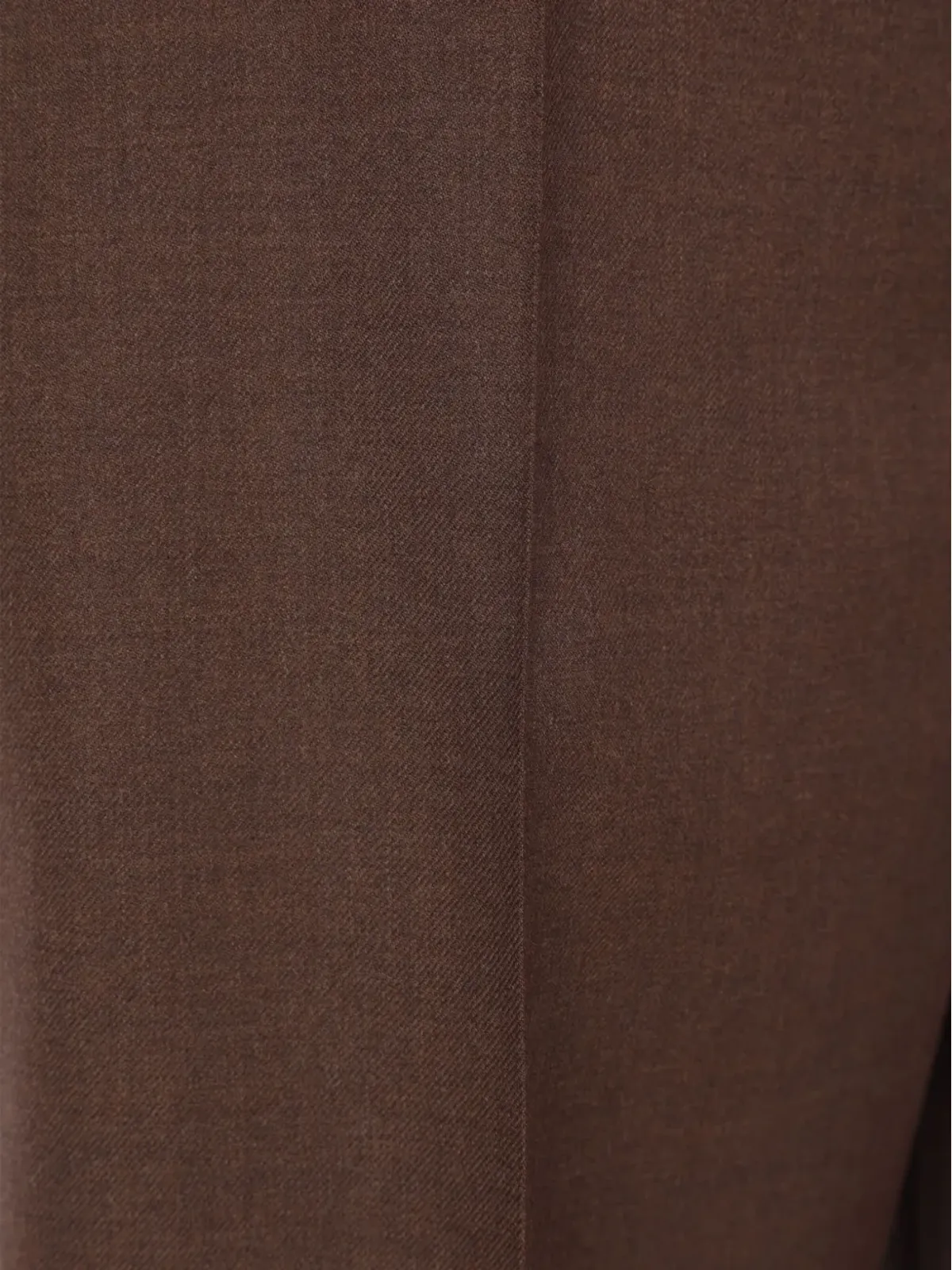 Loro Piana ウールパンツ ブラウン - 画像3