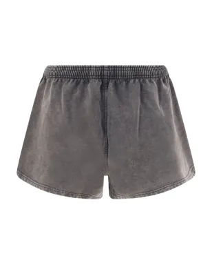 Alexander Wang 刺繍ロゴ入りランニングショーツ - サムネイル2