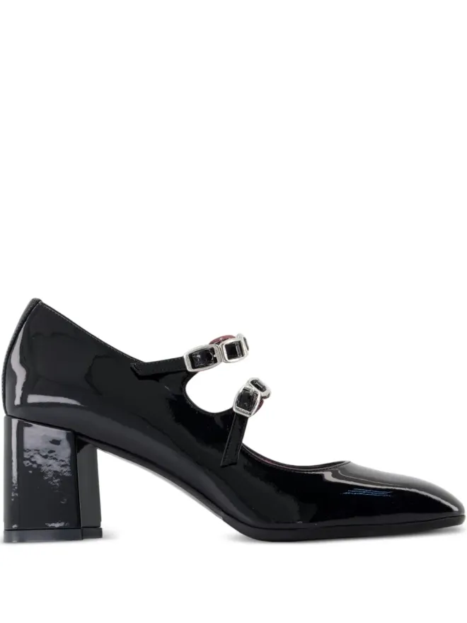 Carel Paris Carel Paris 60mm Alice B バックルディテールパンプス - ブラックの商品画像