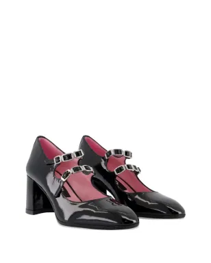 Carel Paris 60mm Alice B バックルディテールパンプス - ブラック - サムネイル2