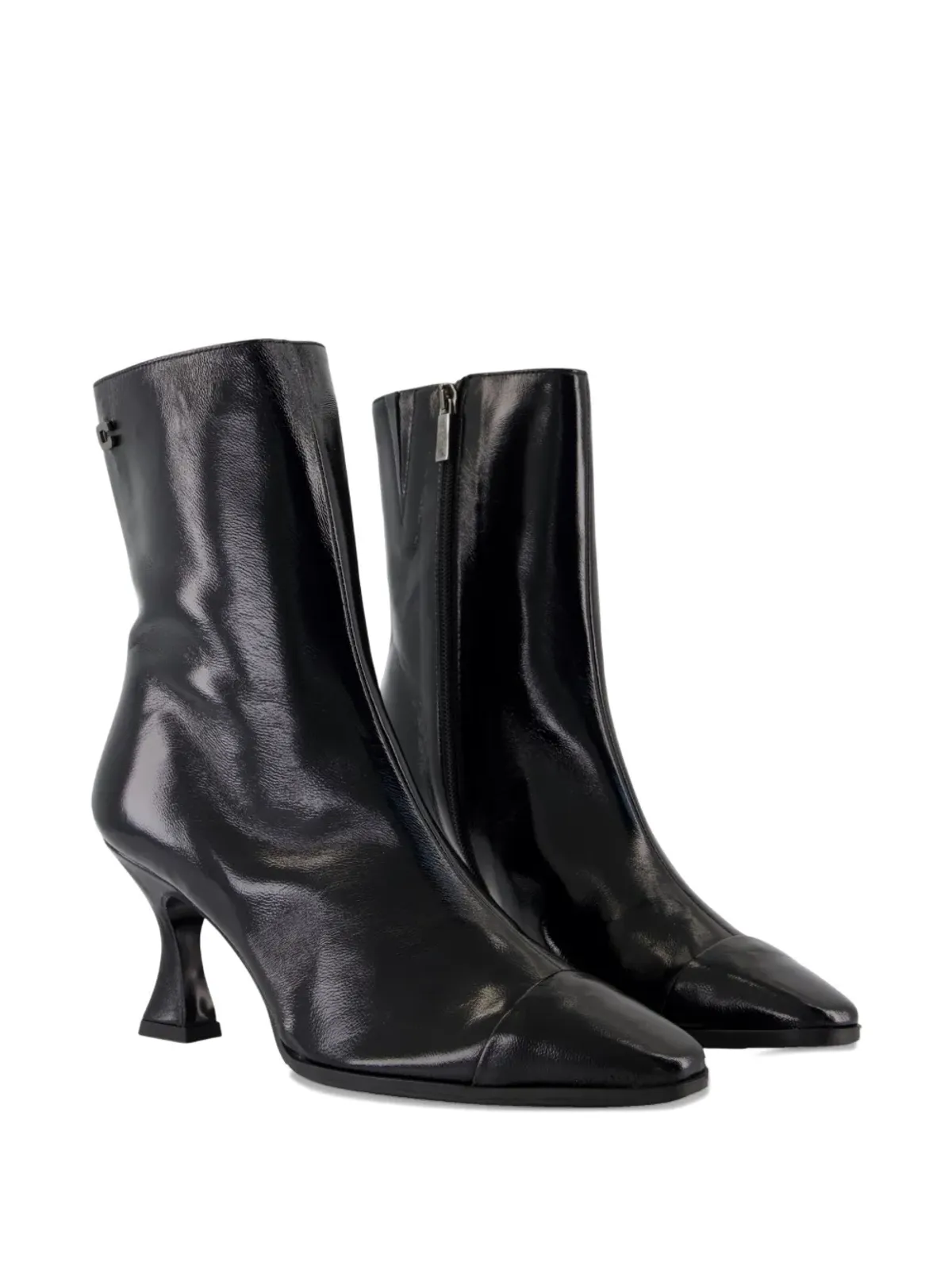 Carel Paris cap-toe leather boots - Black - 画像2