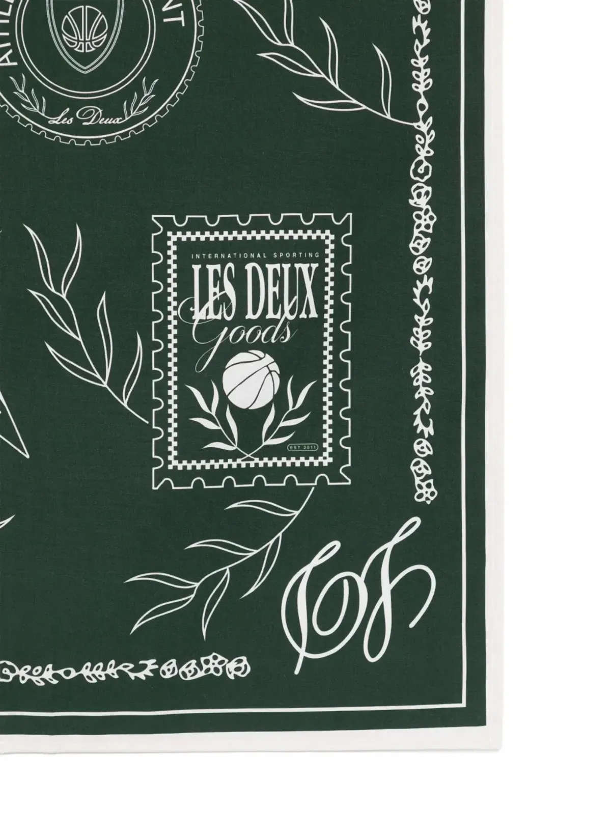Les Deux プリントコットン ネッカチーフ - 画像3