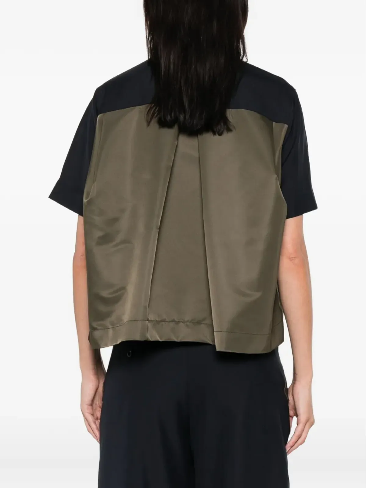 sacai パネルドショートスリーブシャツ - 画像4
