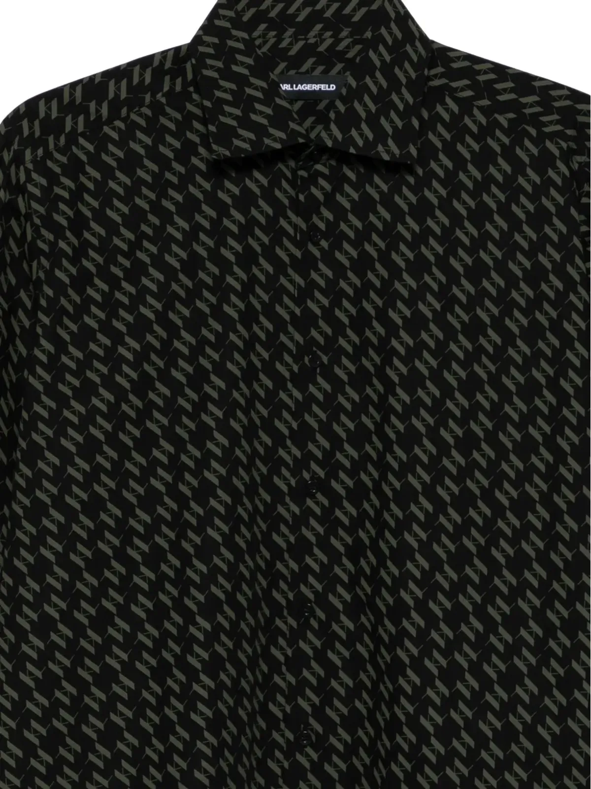 Karl Lagerfeld パターン柄コットンシャツ - 画像3