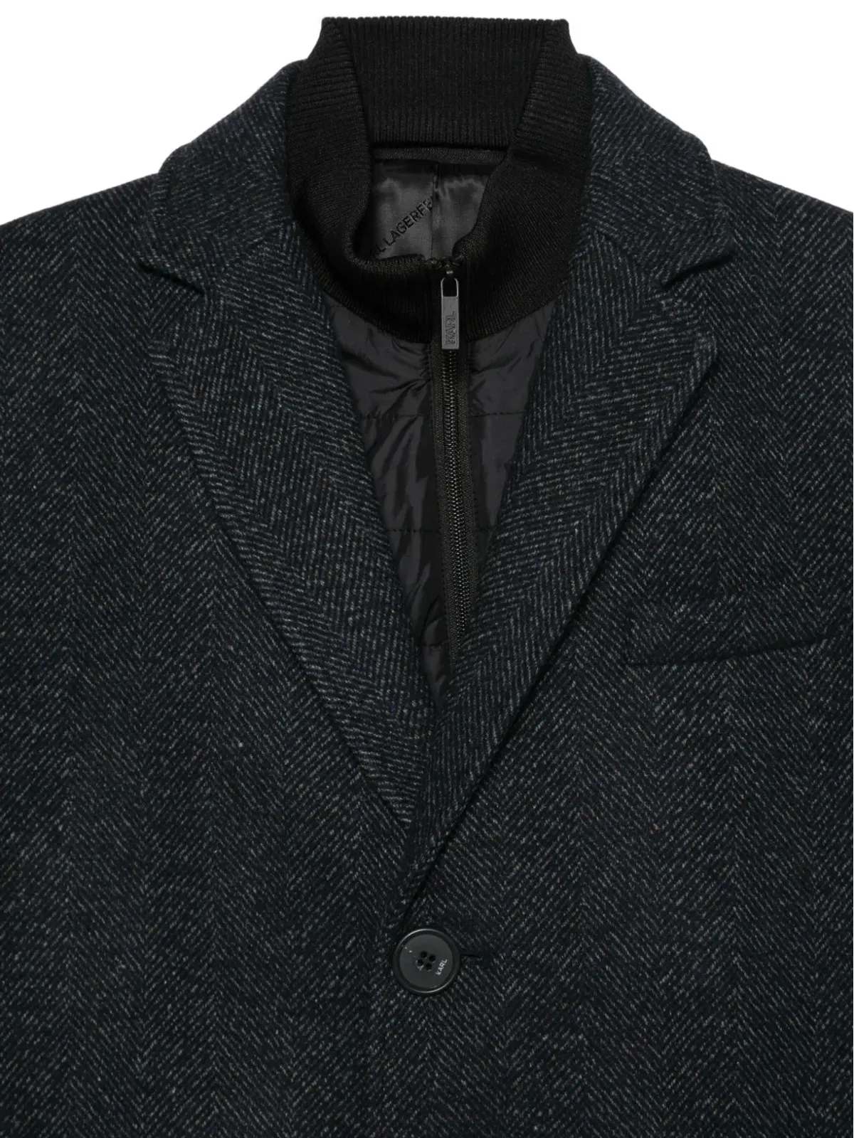 Karl Lagerfeld シングルブレストコート - 画像3