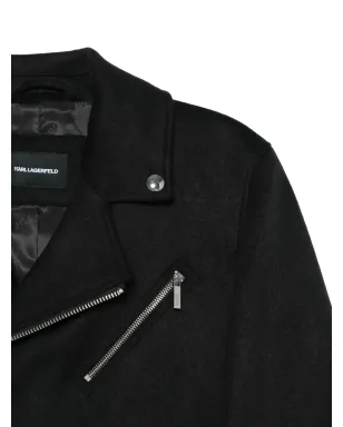 Karl Lagerfeld ジップアップ バイカージャケット - ブラック - サムネイル3