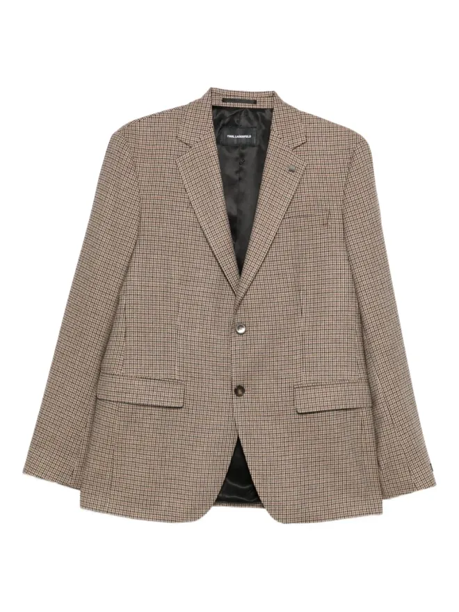 Karl Lagerfeld Karl Lagerfeld チェック柄ジャケットの商品画像