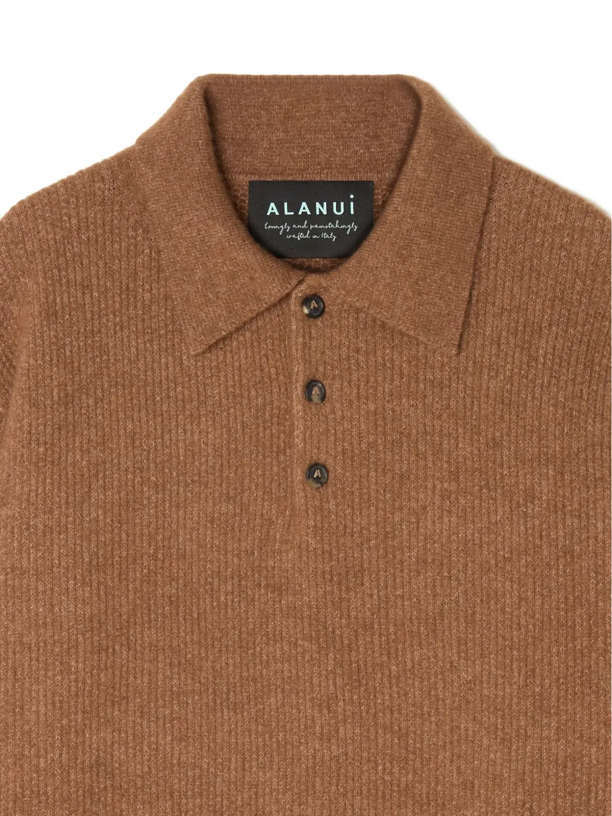 Alanui カシミヤ混紡ポロシャツ - 画像5