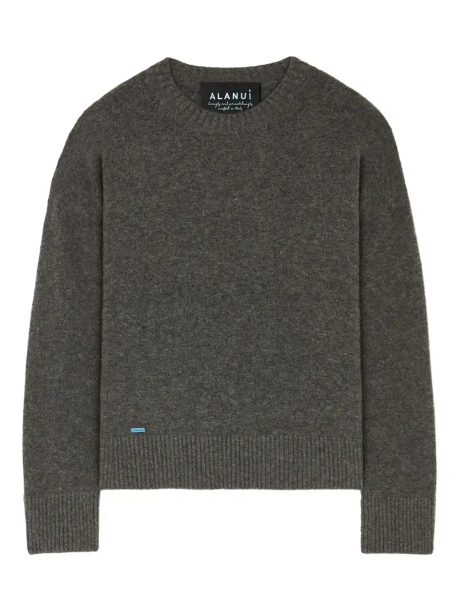 Alanui Alanui クルーネック カシミヤ混紡セーター - グレーの商品画像