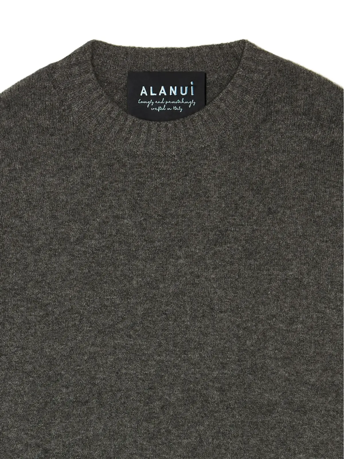 Alanui クルーネック カシミヤ混紡セーター - グレー - 画像5