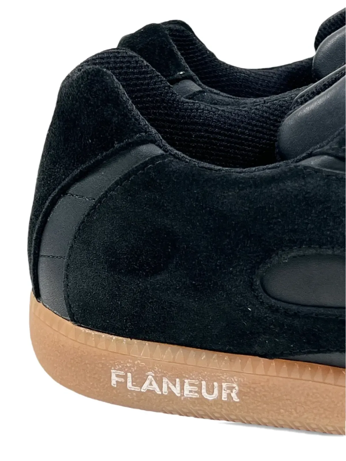 FLÂNEUR レザー×スエード ロー・トップスニーカー - 画像5
