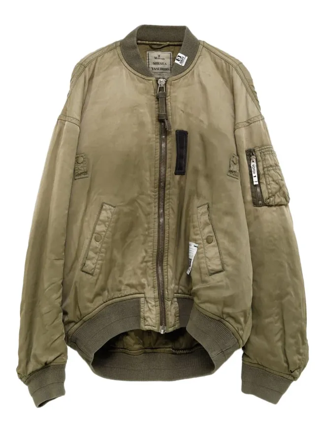Maison MIHARA YASUHIRO Maison MIHARA YASUHIRO ジップファスニング ボンバー ジャケットの商品画像