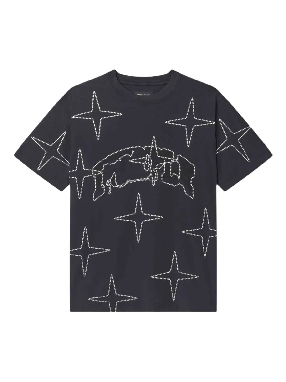 Purple Brand クリスタルスターTシャツ - 画像1