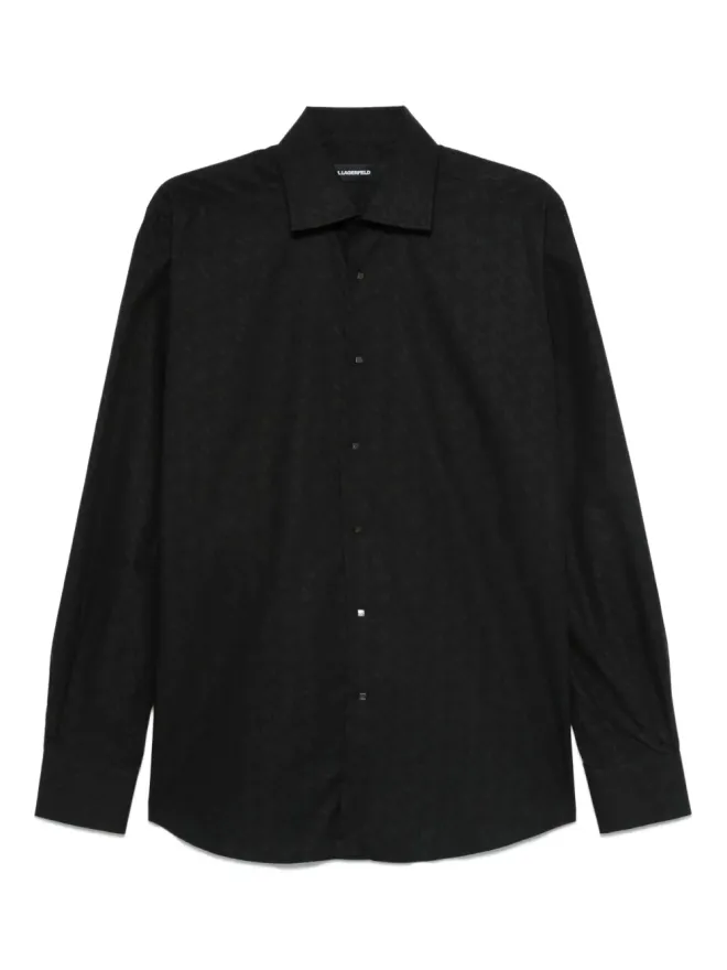 Karl Lagerfeld Karl Lagerfeld プリントコットンシャツの商品画像