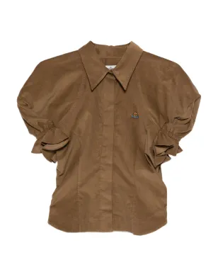 Vivienne Westwood フリル袖コットントップ - サムネイル1