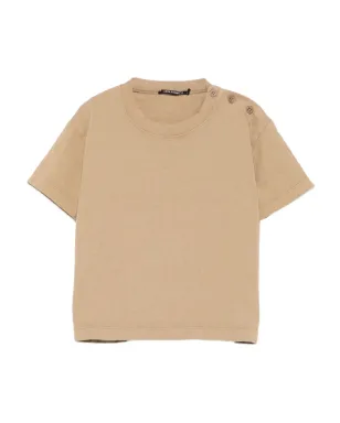 Album Di Famiglia Kids ボタンディテール コットン Tシャツ - サムネイル1