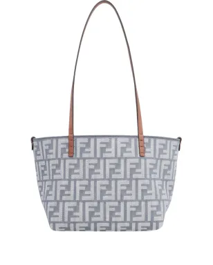 FENDI Roll FFロゴ レザーハンドル トートバッグ - サムネイル1