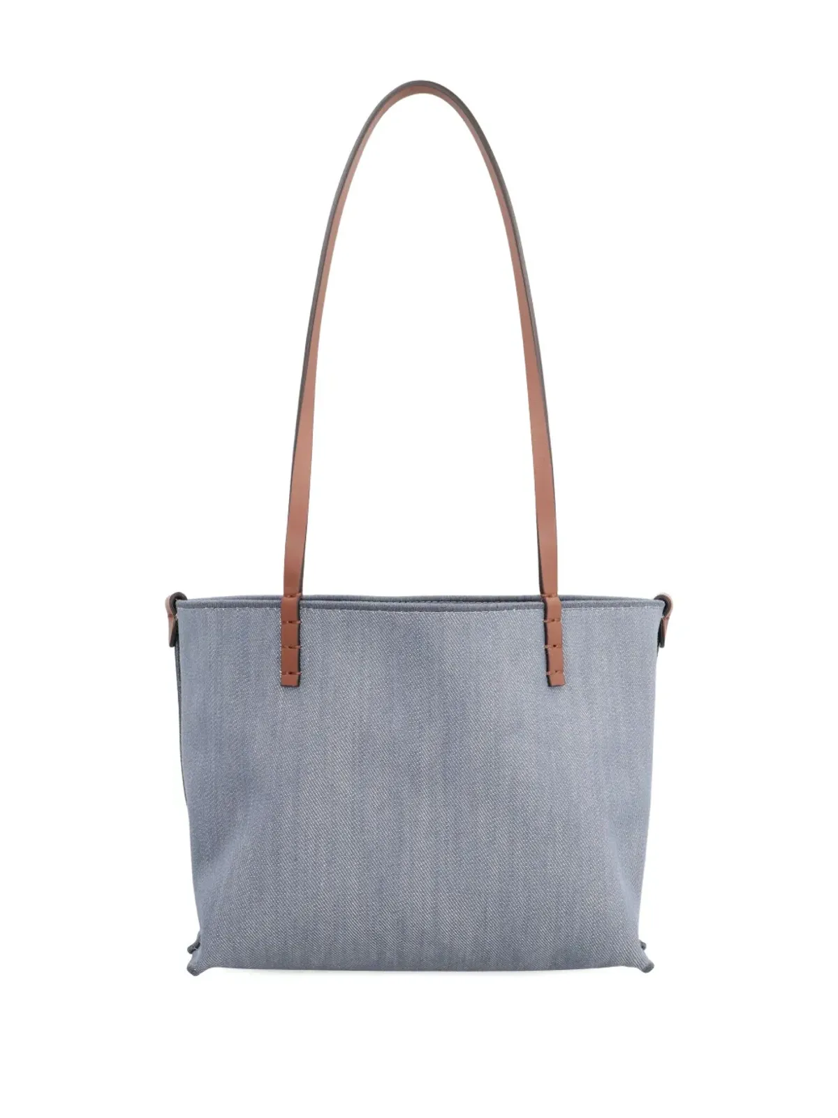 FENDI Roll FFロゴ レザーハンドル トートバッグ - 画像2