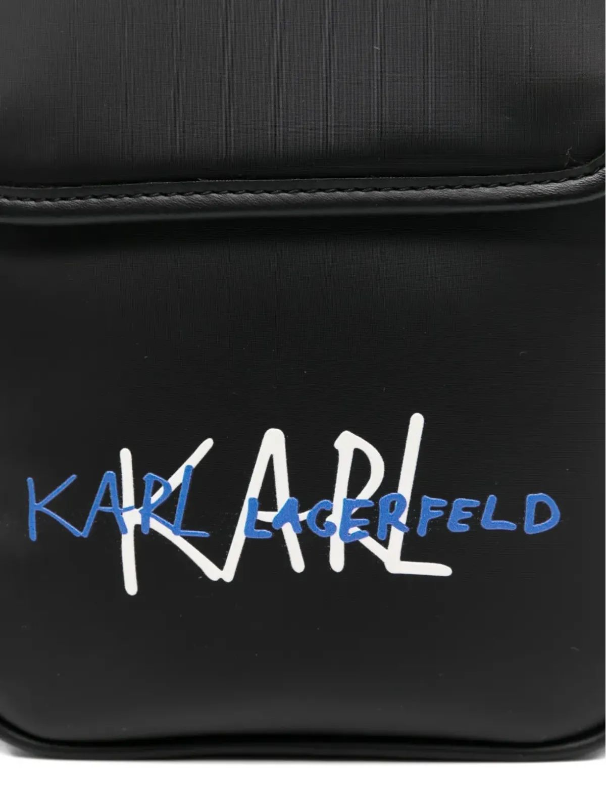 Karl Lagerfeld ロゴプリント メッセンジャーバッグ - 画像3