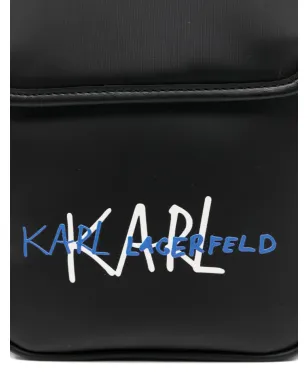 Karl Lagerfeld ロゴプリント メッセンジャーバッグ - サムネイル3