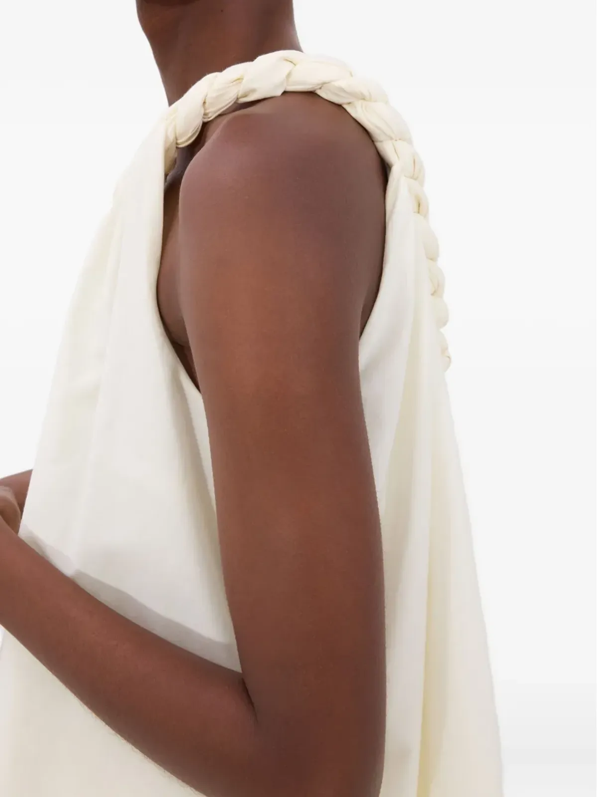 LouLou de Saison Garino voile gathered top - White - 画像5