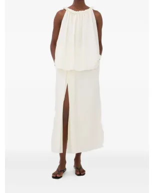 LouLou de Saison Garino voile gathered top - White - サムネイル2