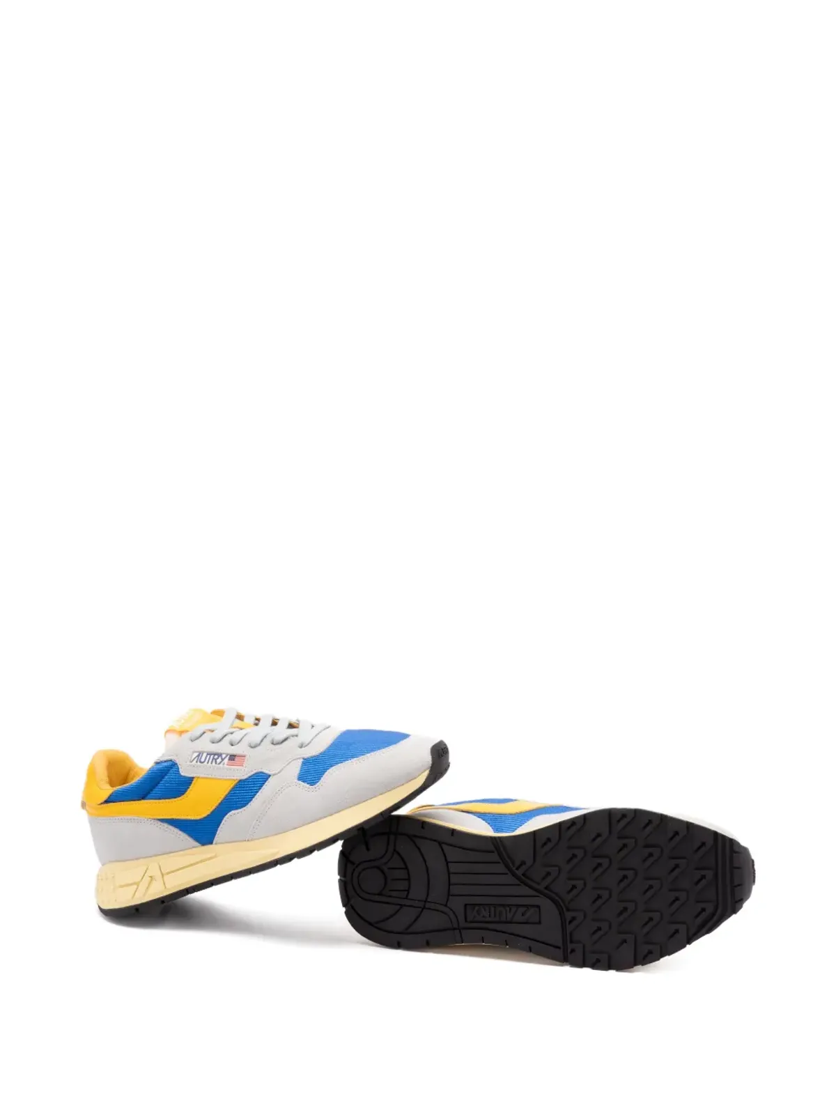 Autry Reelwind Low suede panelled sneakers - Grey - 画像5