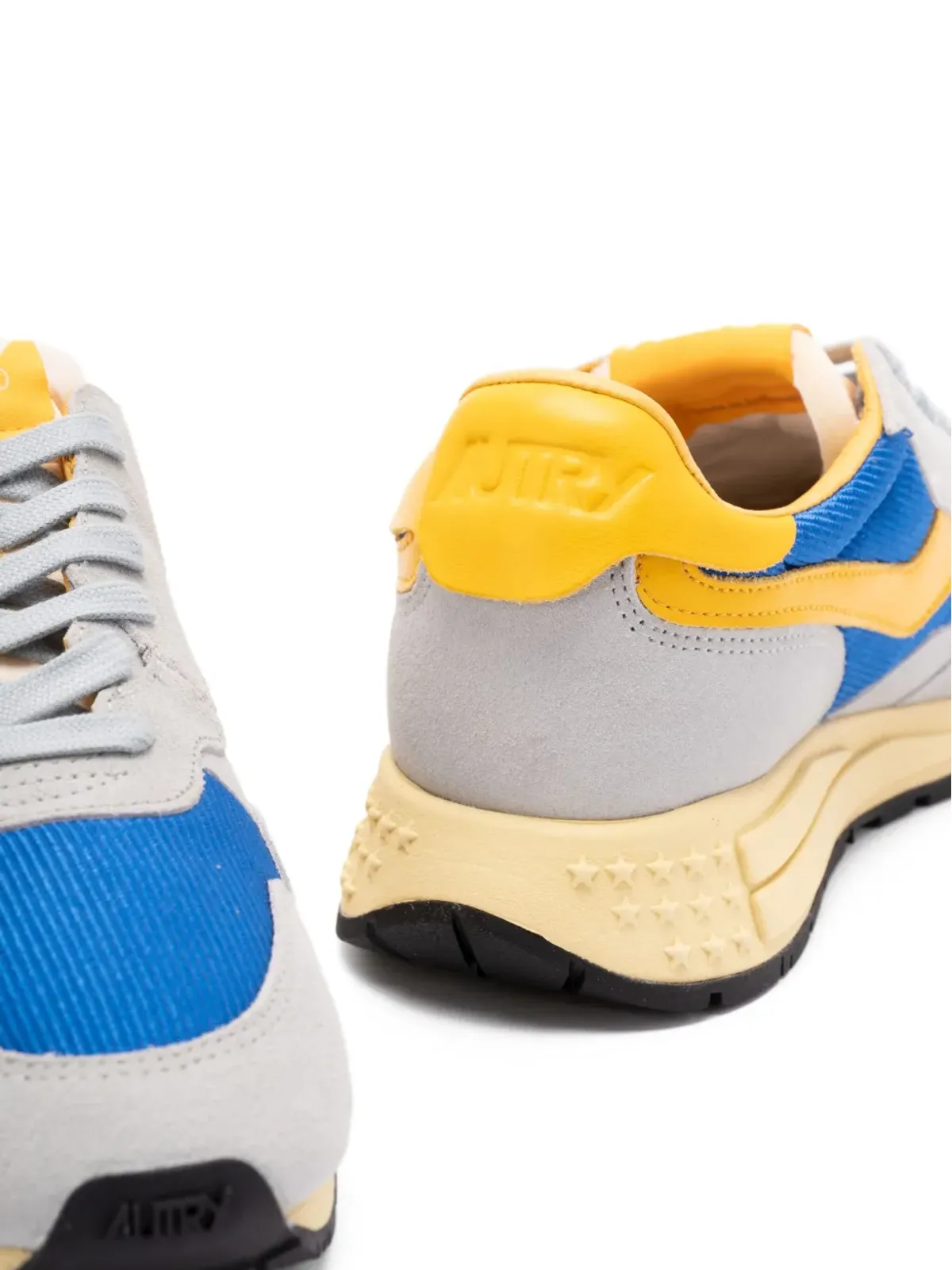 Autry Reelwind Low suede panelled sneakers - Grey - 画像3