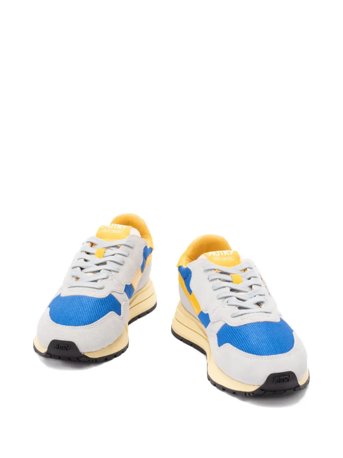 Autry Reelwind Low suede panelled sneakers - Grey - 画像4