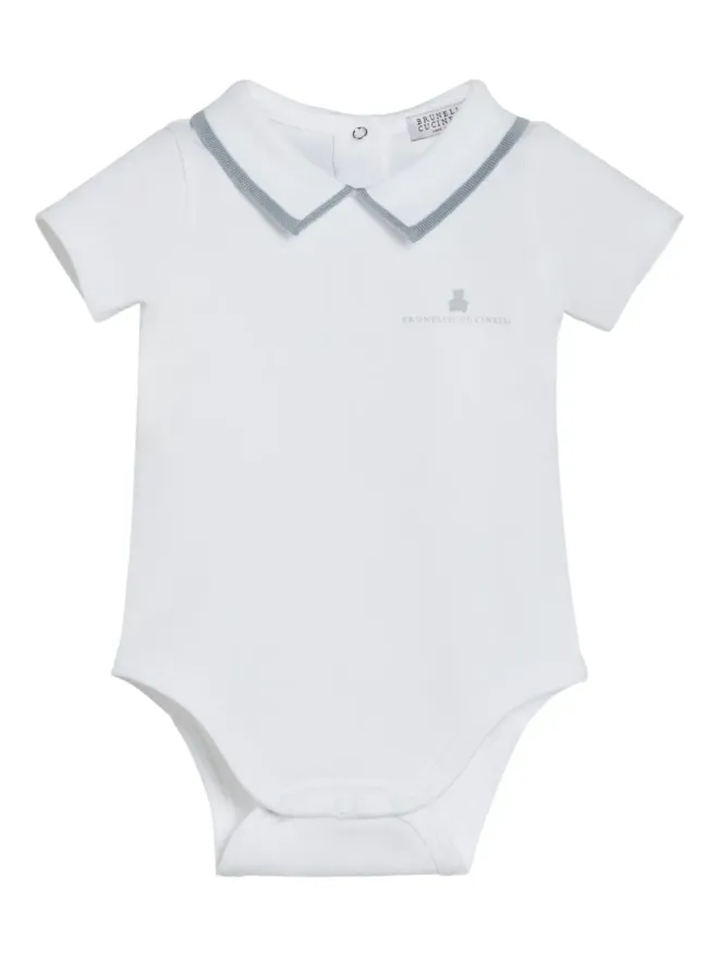 Brunello Cucinelli Kids Brunello Cucinelli Kids ベビー Bernie 2ピース ボディスーツ セットの商品画像