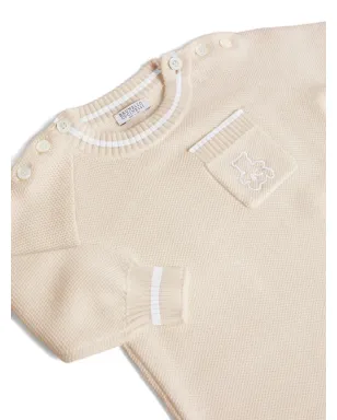Brunello Cucinelli Kids Bernieモチーフ ロンパース - Neutrals - サムネイル3