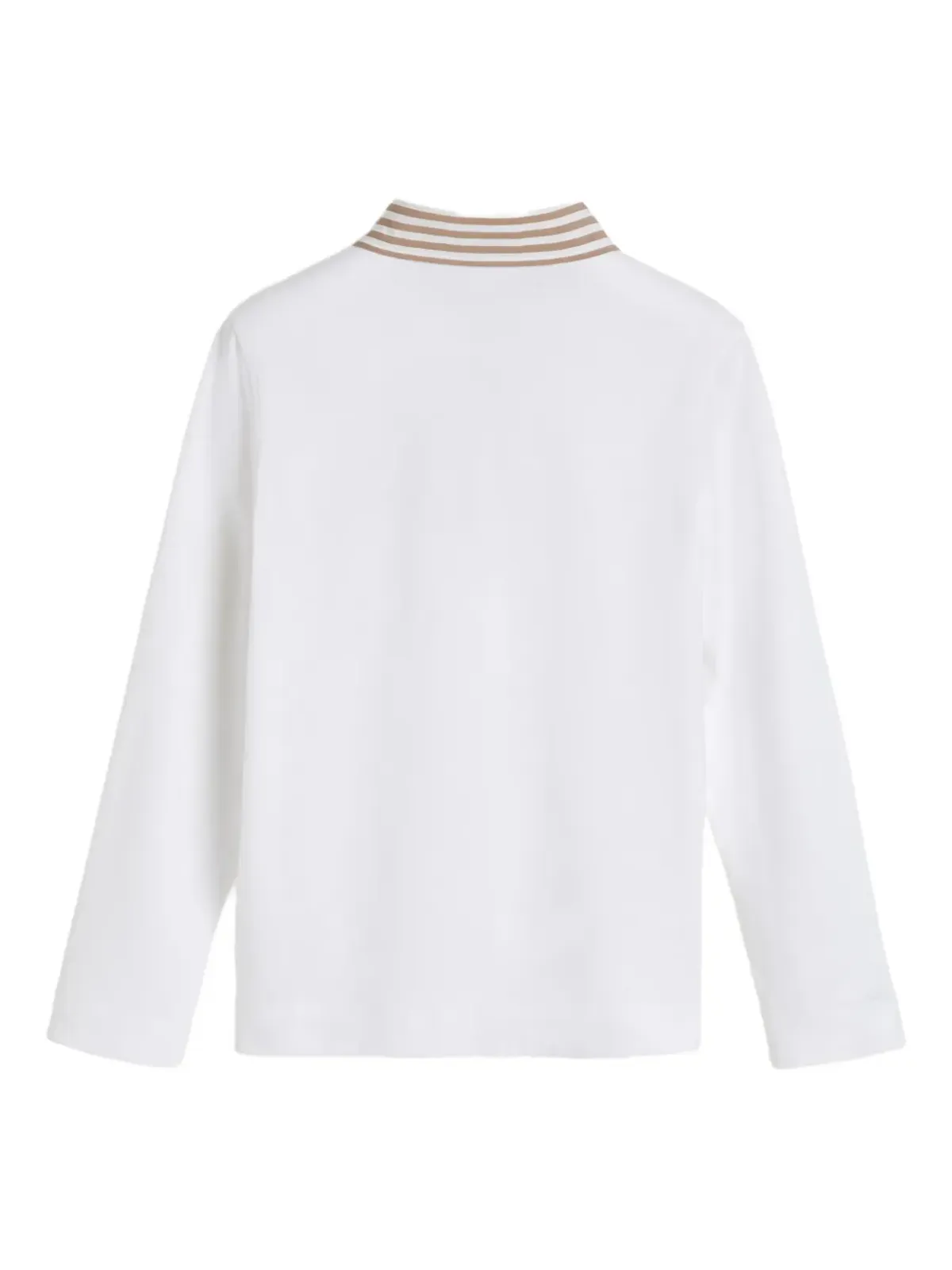 Brunello Cucinelli Kids ジャージーポロシャツ - White - 画像2