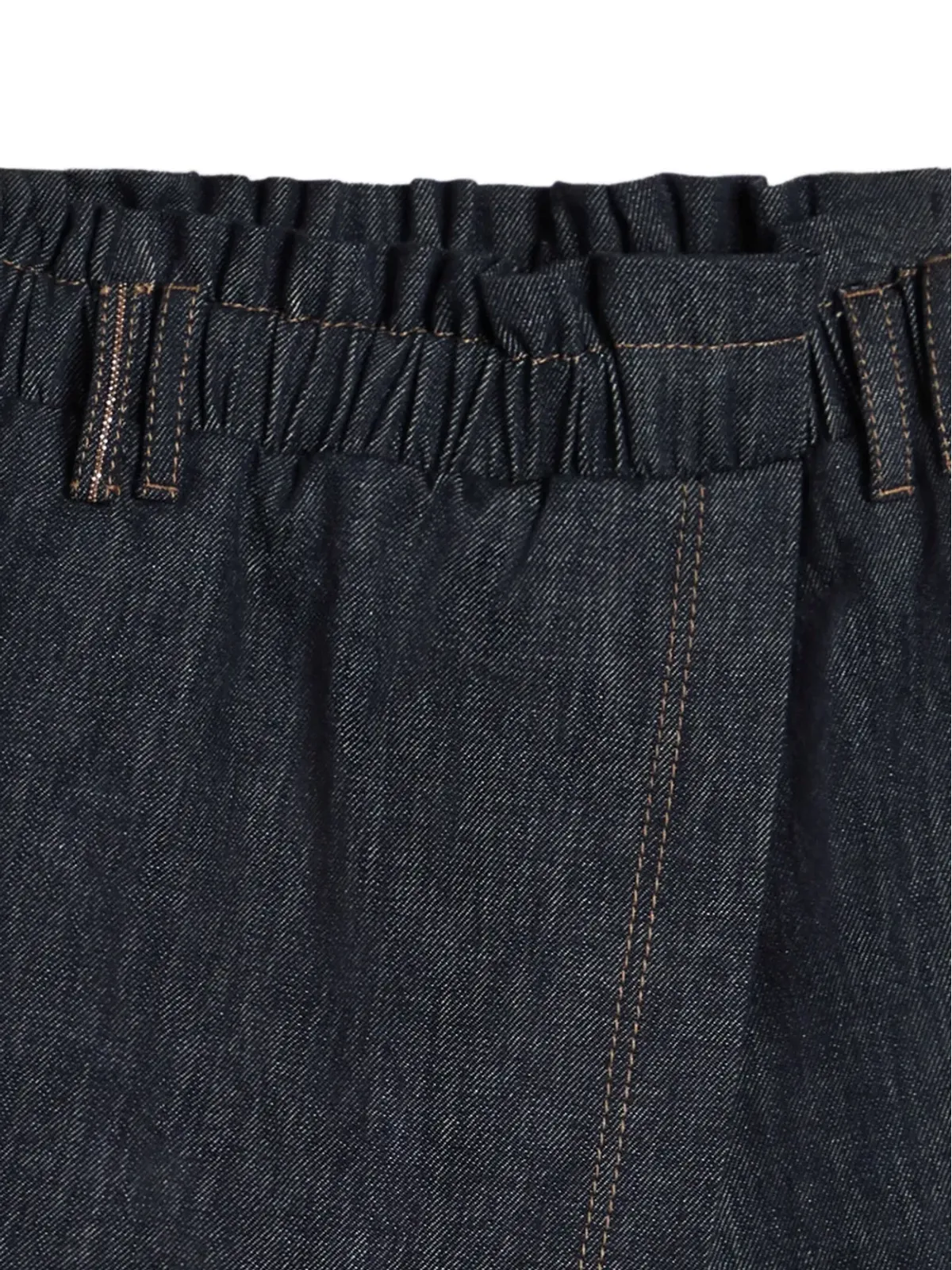 Brunello Cucinelli Kids アシンメトリックミニスカート - 画像3