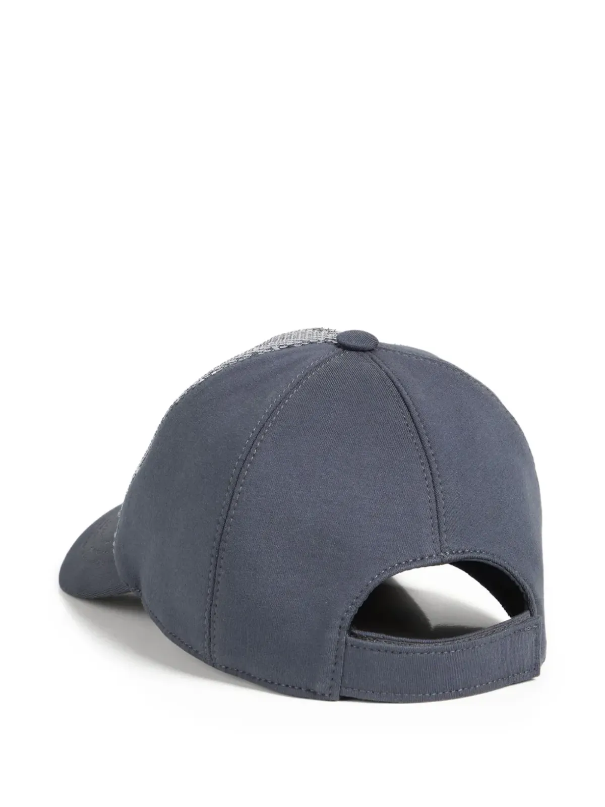 Brunello Cucinelli Kids スパンコール付きベースボールキャップ - 画像2