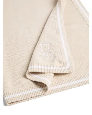 Brunello Cucinelli Kids ベビー Bernie 刺繍ブランケット - サムネイル3