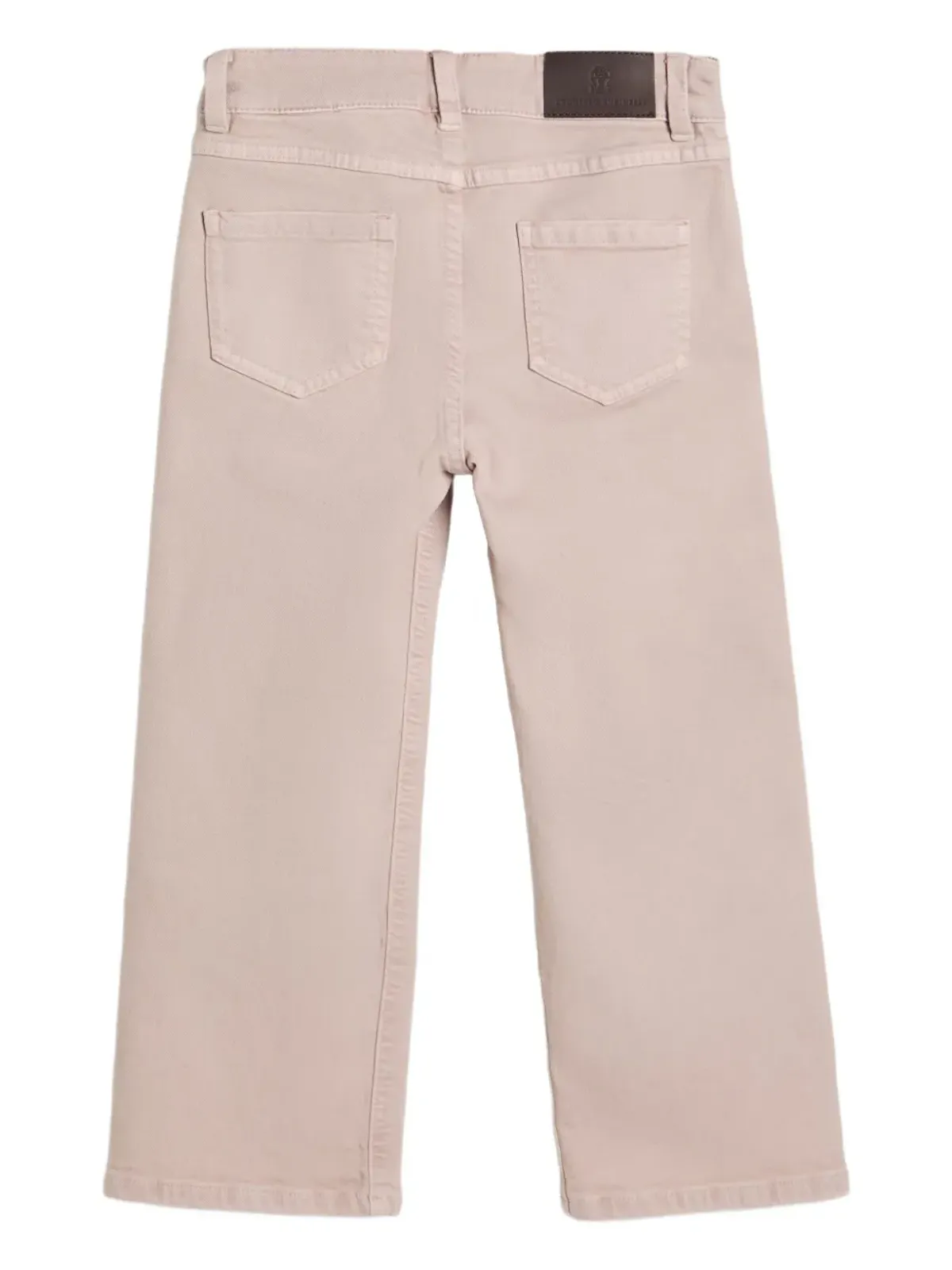 Brunello Cucinelli Kids シームディテールパンツ - Pink - 画像2
