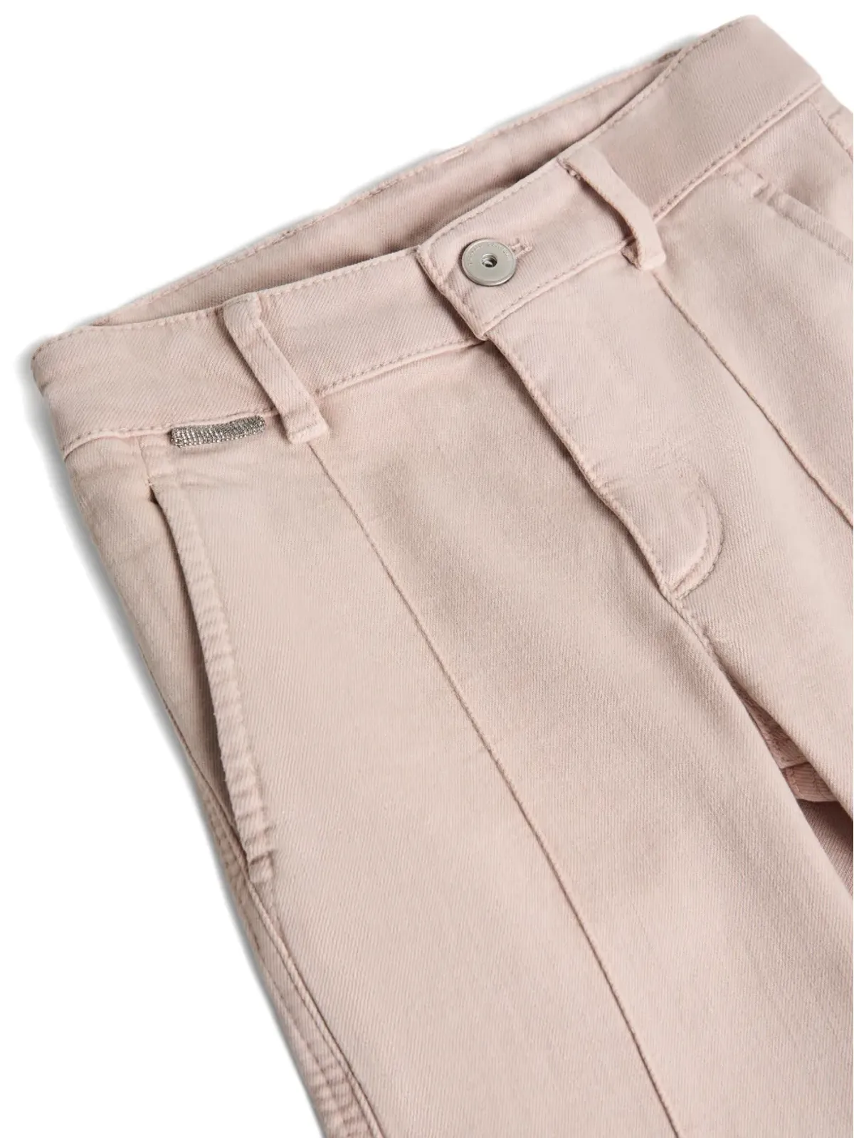 Brunello Cucinelli Kids シームディテールパンツ - Pink - 画像3