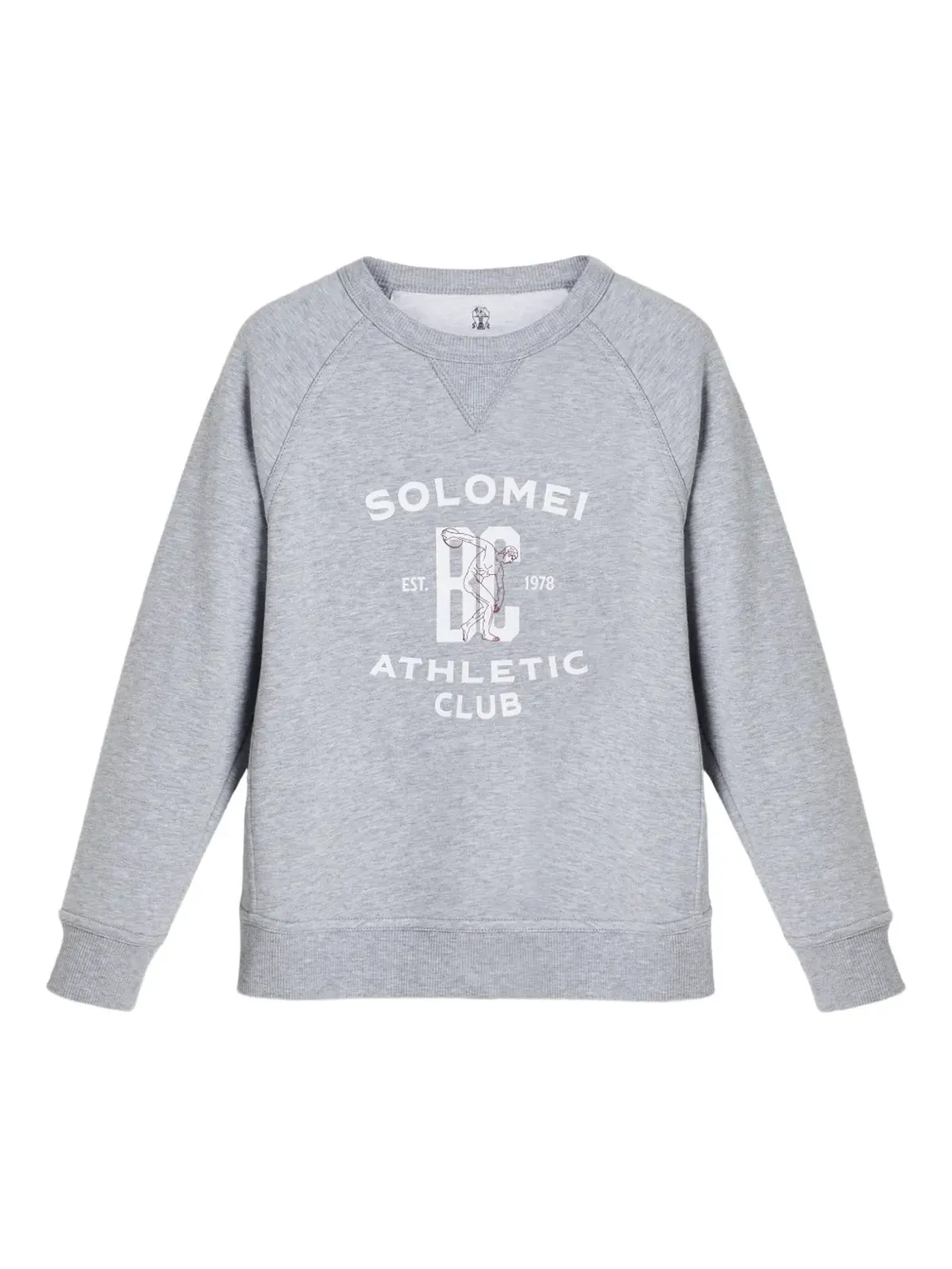 Brunello Cucinelli Kids コットンブレンド スウェットシャツ - 画像1