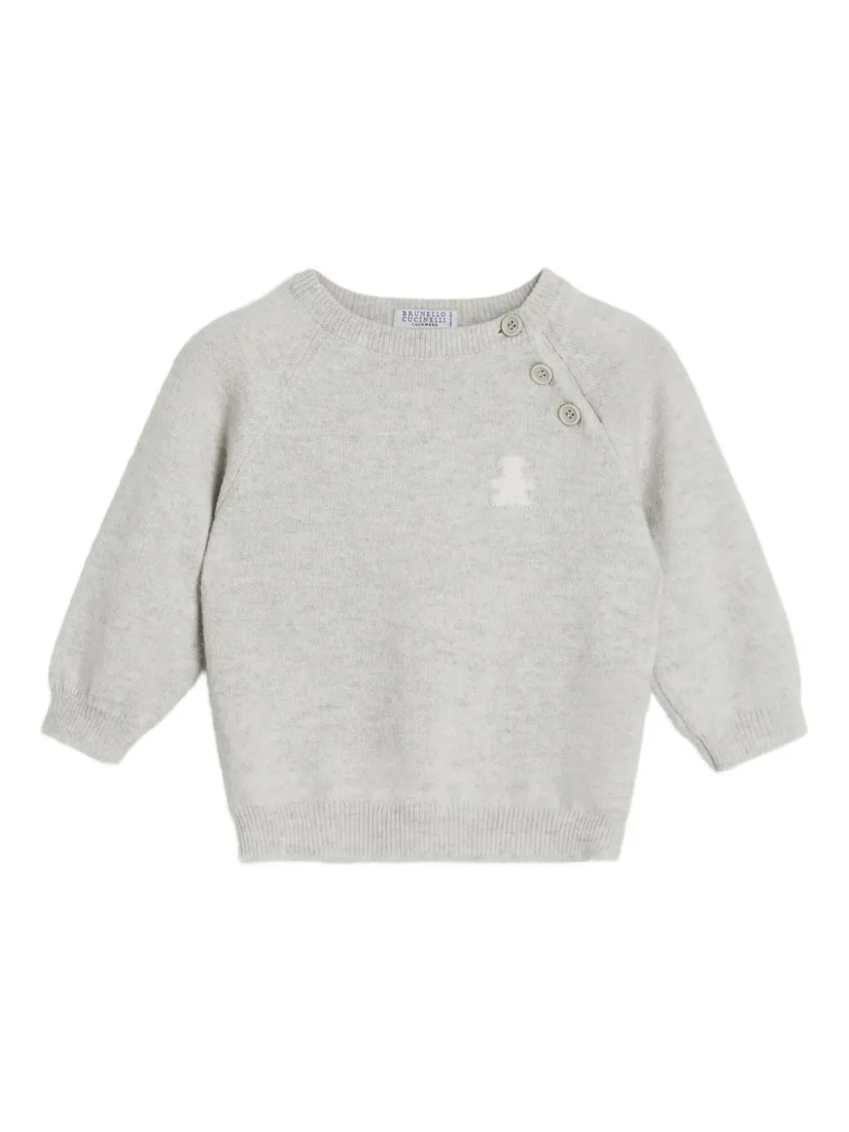 Brunello Cucinelli Kids Bernie Babyセーター - 画像1