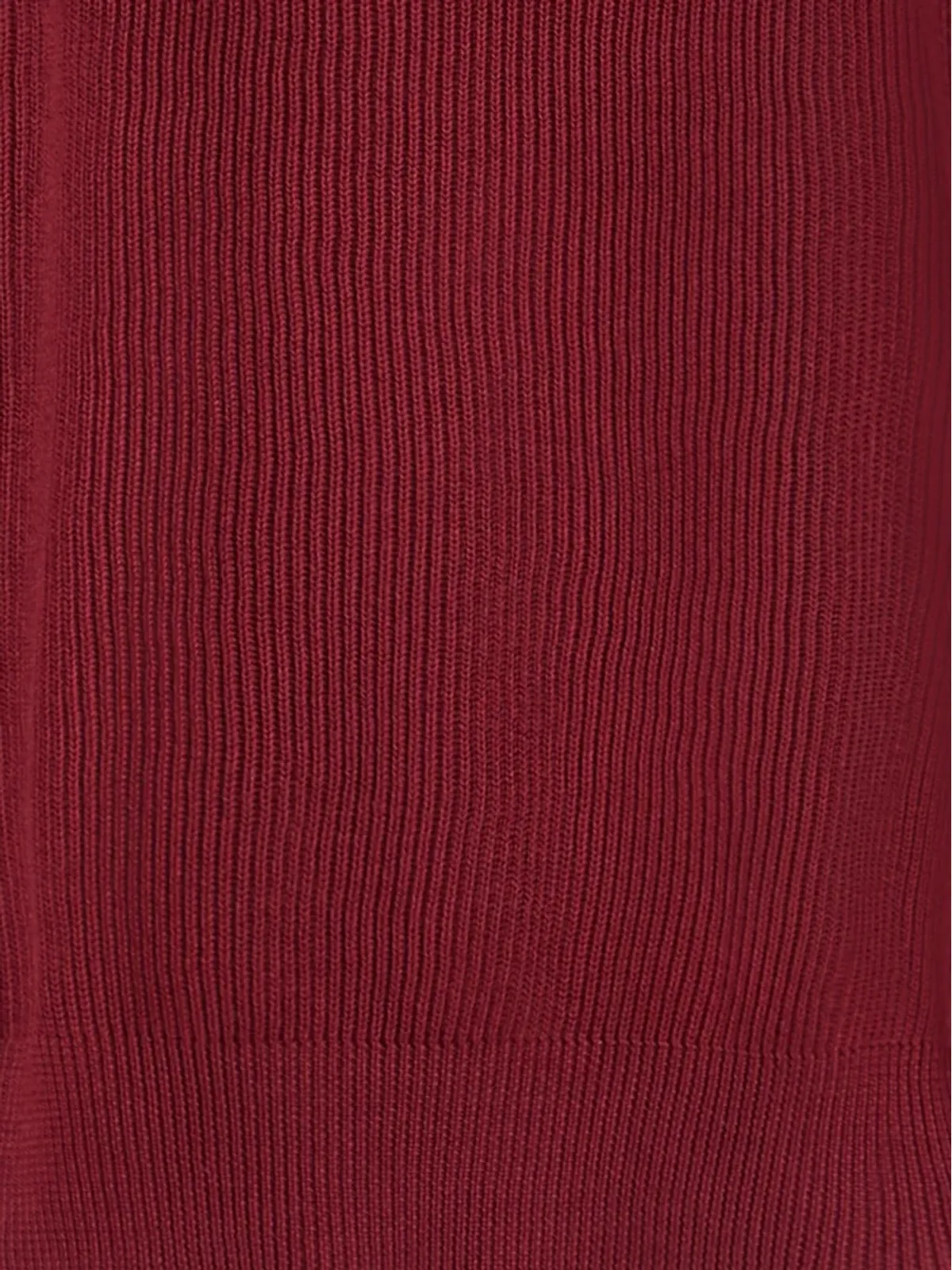 Brunello Cucinelli Kids リブ編みセーター（レッド） - 画像3
