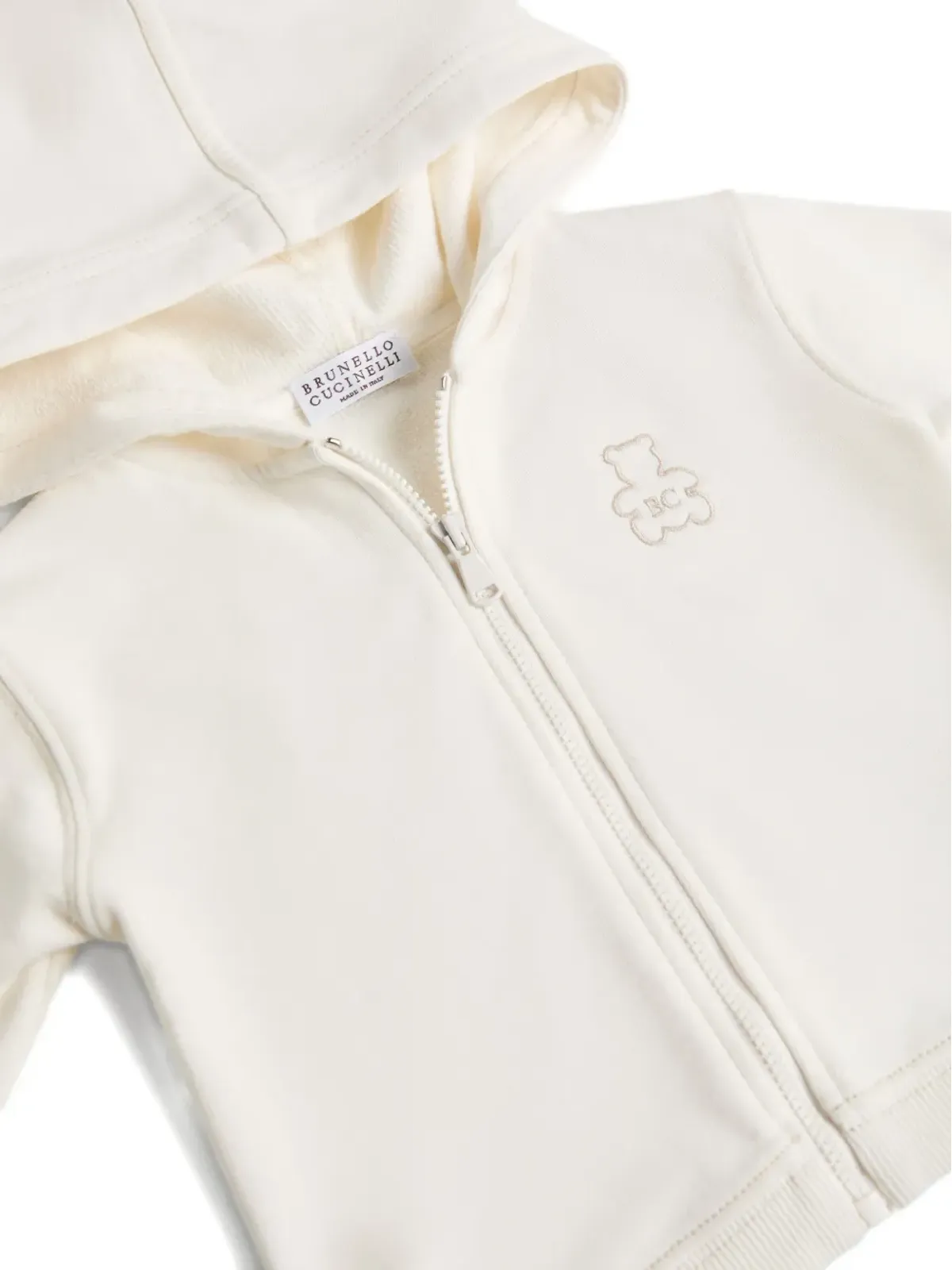 Brunello Cucinelli Kids ベビー Bernie フーディ - 画像3