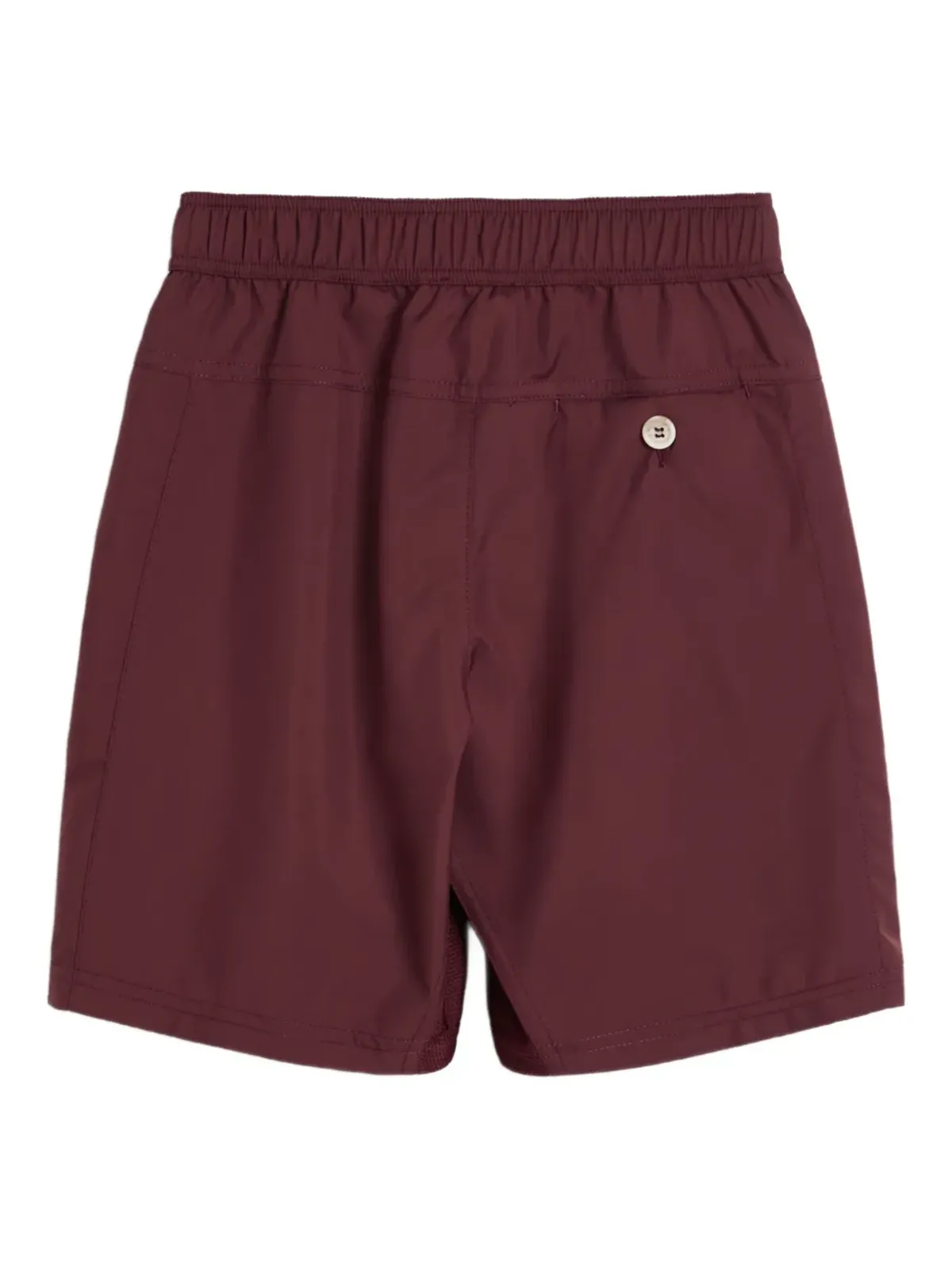 Brunello Cucinelli Kids ロゴ刺繍トラックショーツ - 画像1