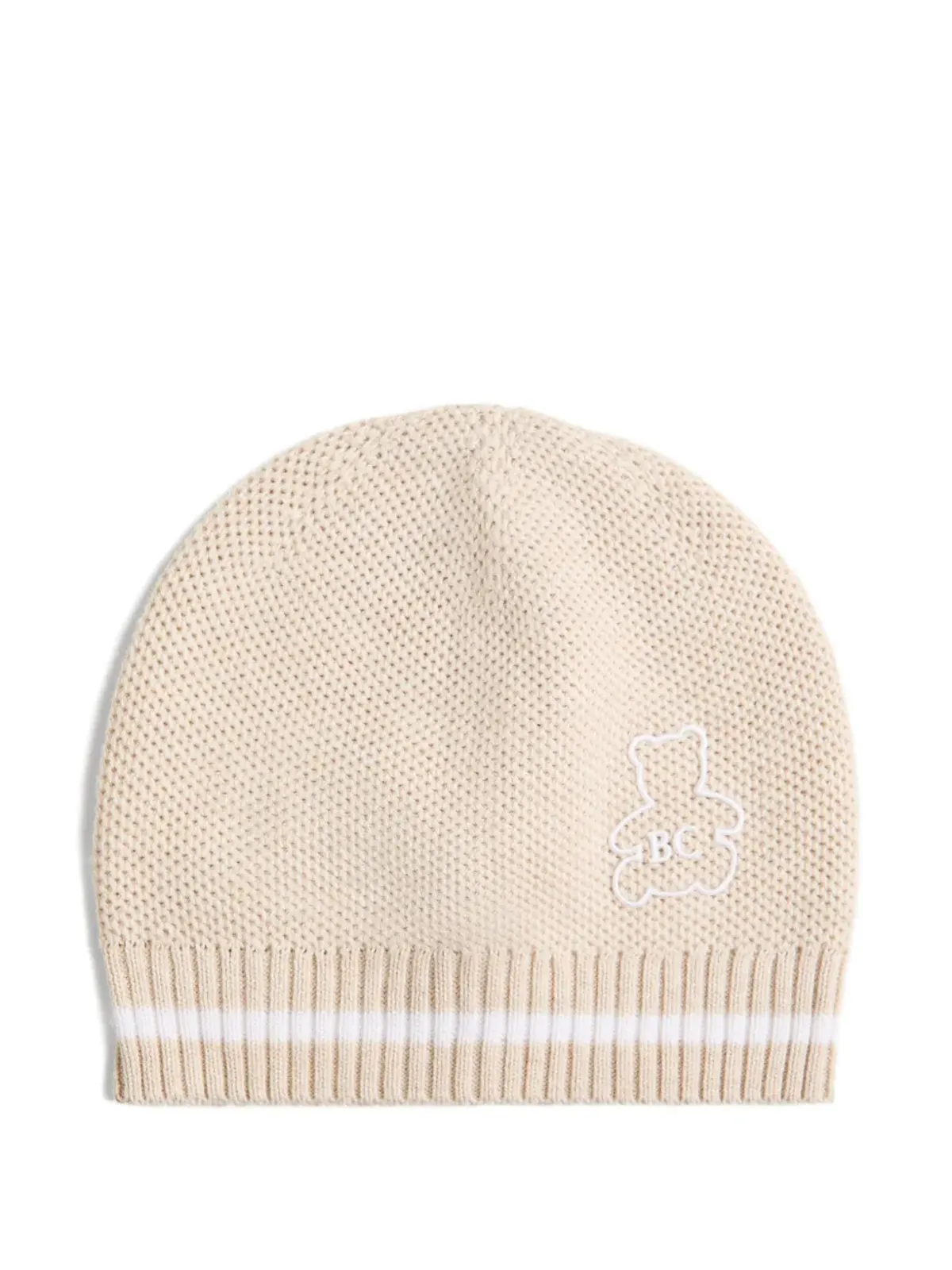 Brunello Cucinelli Kids Bernie刺繍入りビーニー帽 - 画像1