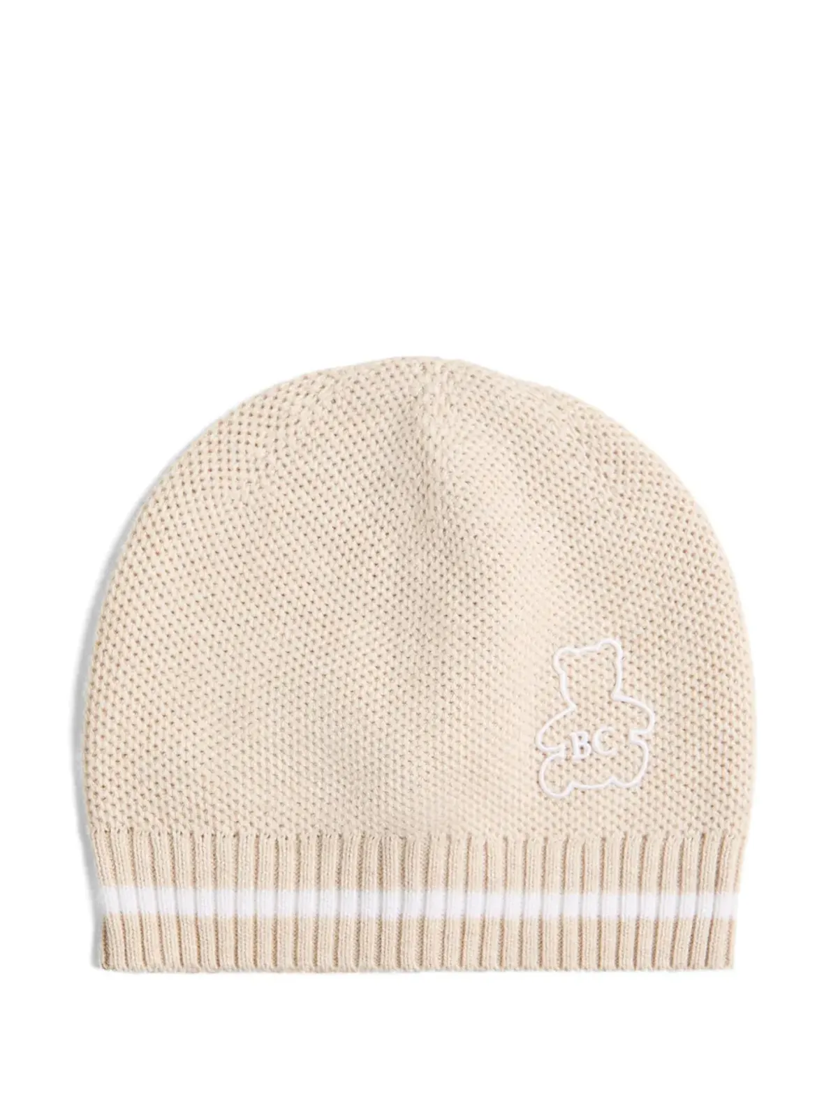 Brunello Cucinelli Kids Bernie刺繍入りビーニー帽 - 画像4